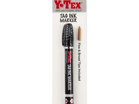 Y-Tex Black Tag Ink Marker Online Sale