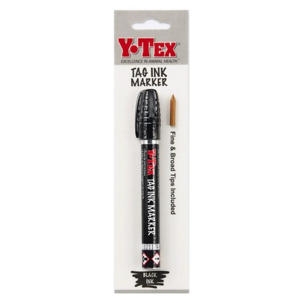 Y-Tex Black Tag Ink Marker Online Sale