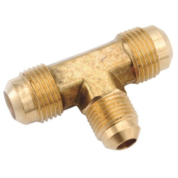 Anderson Metals 1 2 In. x 5 8 In. Brass Forged Flare Reducing Tee For Cheap