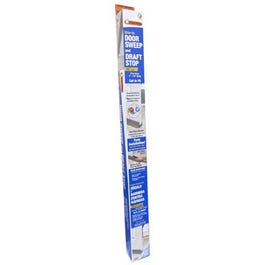 Door Sweep & Draft Stop, Slide-On, Brown, 36-In. Cheap