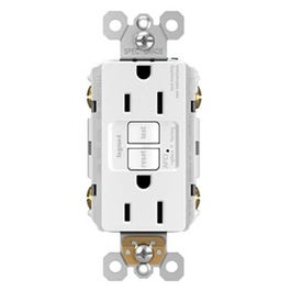 AFCI Receptacle, White, 15-Amp Fashion