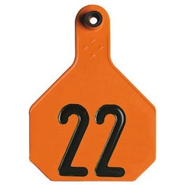 All American Livestock Tag, Numbered, Large, Orange, 25-Pk. Hot on Sale