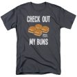 WHITE CASTLE : MY BUNS S\S ADULT 100% COTTON 18\1 T-SHIRT CHARCOAL SM Discount