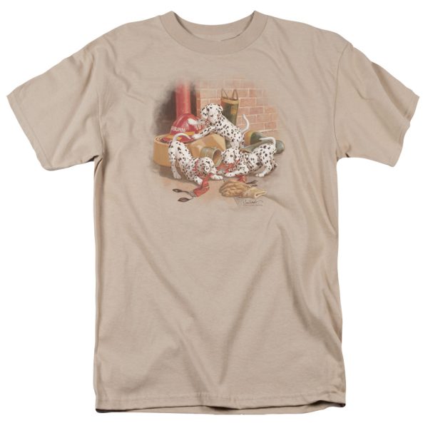 WILDLIFE : WHERE S THE FIRE? S\S ADULT 100% COTTON 18\1 T-SHIRT Sand 3X Discount