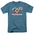 UNDERDOG : FLYING LOGO S\S ADULT 100% COTTON 18\1 T-SHIRT Slate MD Sale