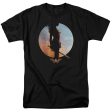 WONDER WOMAN MOVIE : WISDOM AND WONDER S\S ADULT 100% COTTON 18\1 T-SHIRT Black LG For Sale