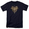 WONDER WOMAN MOVIE : SWORD EMBLEM S\S ADULT 100% COTTON 18\1 T-SHIRT Navy 5X Supply