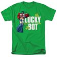 TRANSFORMERS : ST. PATRICK S DAY OPTIMUS PRIME LUCKY BOT S\S ADULT 100% COTTON 18\1 T-SHIRT Kelly Green LG For Discount