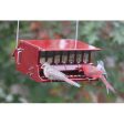 Woodlink Reflective Red Squirrel-Resistant Bird Feeder Fashion