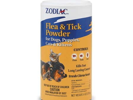 ZODIAC® FLEA & TICK POWDER FOR DOGS, PUPPIES, CATS & KITTENS Online Sale